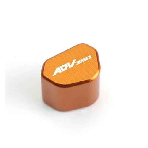CNC-Blinkerschalterknopf Für Hon@&da ADV350 ADV160 ADV150 ADV125 ADV 350 CNC-Aluminium-Motorrad-Blinkerschalter-Schlüsselkappen-Zubehör(Orange) von chennini