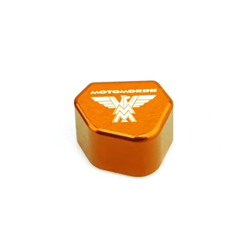 CNC-Blinkerschalterknopf Für Motorräder Morini XCape Motorrad CNC-Schalterknopf, Gehäusedekor, Blinkerschalter-Tastenkappe 650 650X X Cape 2022–2023(Orange) von chennini