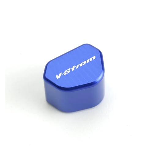 CNC-Blinkerschalterknopf Für SUZUKI V-Strom 250 650 1000 1050 XT DL650 CNC-Aluminium-Motorrad-Blinkerschalter-Tastenkappe(Blue) von chennini