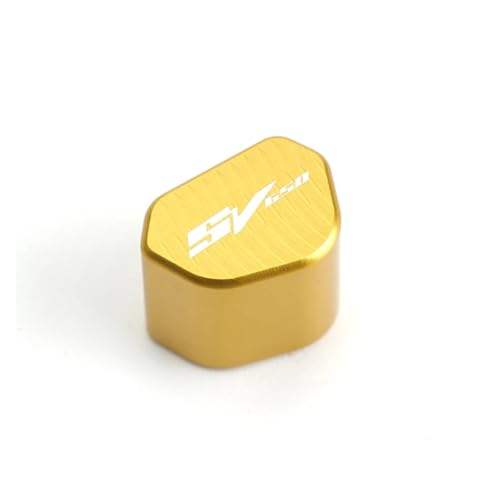 CNC-Blinkerschalterknopf Für Suzuki SV650 SV 650 SV650X SV650S Zubehör CNC Aluminium Motorrad-Blinkerschalterkappe(Yellow) von chennini