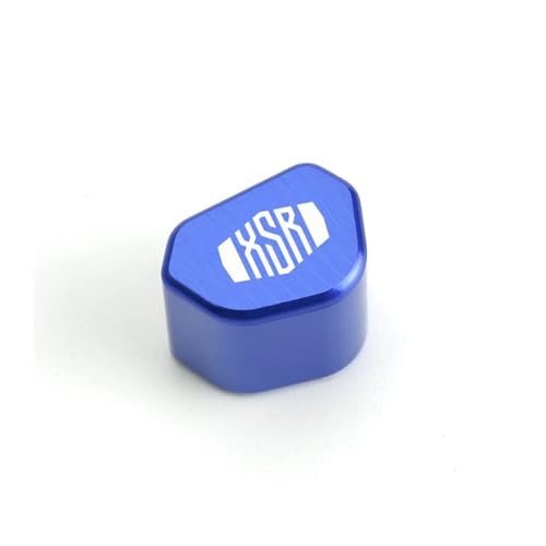 CNC-Blinkerschalterknopf Für XSR700 XSR 700 XSR900 900 XSR125 155 Zubehör CNC Aluminium Motorrad-Blinkerschalterkappe(Blue) von chennini