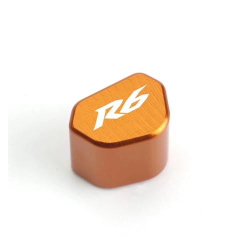 CNC-Blinkerschalterknopf Für YZF R1 R3 R6 YZF-R1 YZFR1 YZF-R6 YZF-R3 YZFR3 Ersatz-Motorrad-Blinkerkappe(Orange) von chennini