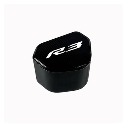 CNC-Blinkerschalterknopf Für YZFR3 YZF R3 YZF-R3 Zubehör CNC-Aluminium-Motorrad-Blinkerschalter-Schlüsselkappe(Black) von chennini