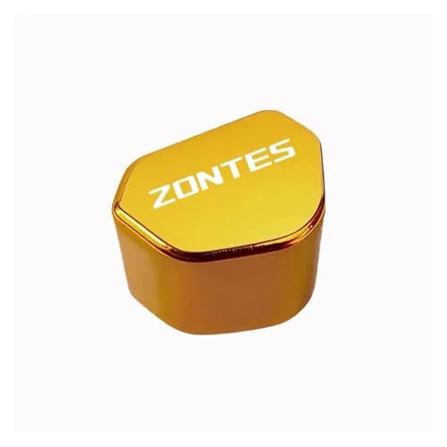 CNC-Blinkerschalterknopf Für Zontes G1 125 ZT125U ZT U 310R 310X ZT310R Aluminium-Tastenkappen Für Motorrad-Blinkerschalter(Yellow) von chennini