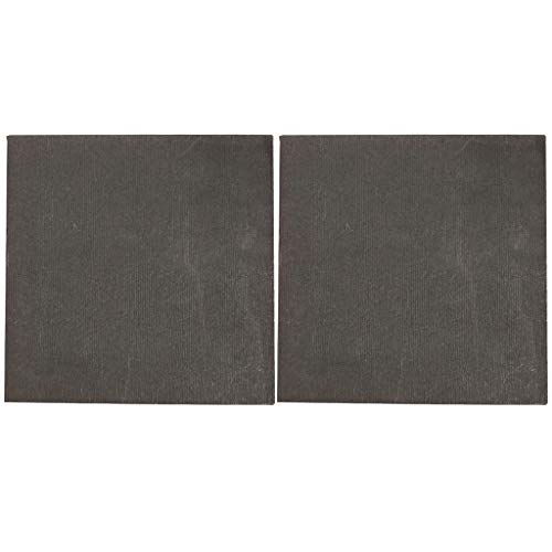 chenpaif Graphitplatte, 2 Stück hochreines Kohlenstoffgraphitblatt 100 × 100 × 2 mm Elektrodenplatte Anodenplattenform DIY Verwendung chenpaif Graphitplatte, 2 Stück hochreines Kohlenstoffgraphitblatt 100 × 100 × 2 mm Elektrodenplatte Anodenplattenform DIY Verwendung von chenpaif