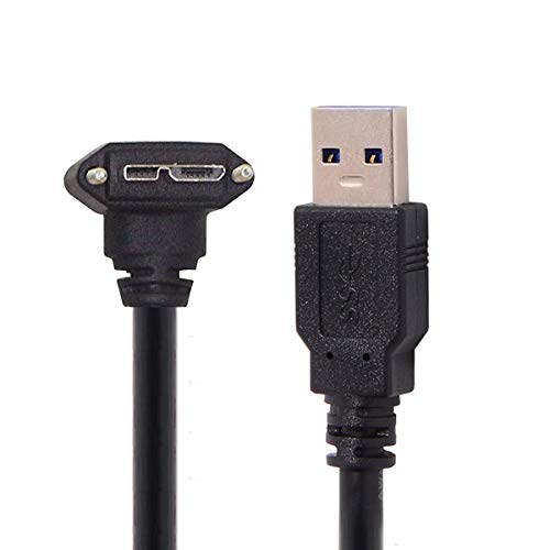 chenyang USB 3.0 auf USB 3.0 Micro-B Datenkabel mit Schraubbefestigung für Industriekamera 90 Degree Down Angled 1.2M chenyang USB 3.0 auf USB 3.0 Micro-B Datenkabel mit Schraubbefestigung für Industriekamera 90 Degree Down Angled 1.2M von chenyang