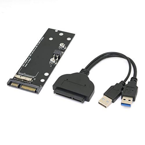 chenyang USB 3.0 bis 12+6Pin SSD HDD an SATA 22Pin Hartplatten -Pattridge -Drive für 2010 2011 MC503 MC504 MC505 MC506 MC968 MC969 MC965 MC966 A1369 A1370 SSD von chenyang