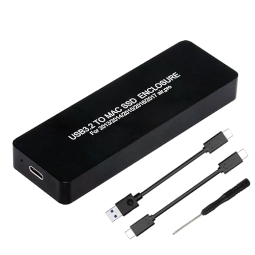 chenyang 12+16Pin MAC SSD auf USB 3.2 Gen 2x2 20Gbit/s Mobiler HDD Gehäuseadapter für 2013 2014 2015 2016 MAC Air Pro SSD von chenyang