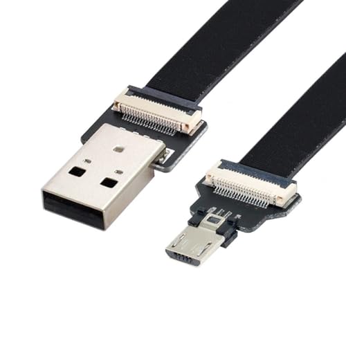 chenyang CY Type-A USB 2.0 Stecker auf Micro USB 5Pin Stecker Daten Flaches Slim FPC Kabel 200CM für FPV & Disk & Telefon chenyang CY Type-A USB 2.0 Stecker auf Micro USB 5Pin Stecker Daten Flaches Slim FPC Kabel 200CM für FPV & Disk & Telefon von chenyang
