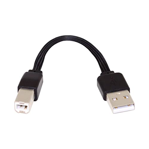ChenYang CY USB 2.0 Type-A Stecker auf USB 2.0 Type-B Stecker Flaches schmales FPC-Datenkabel für Scanner Festplatte und Drucker 13cm von chenyang