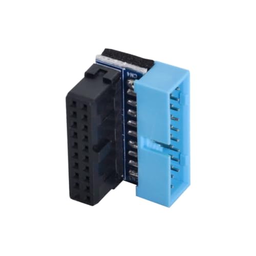 ChenYang Motherboard USB 3.0 19/20Pin Stecker auf Buchse 90 Grad nach unten abgewinkelter Extender Anschlussadapter von chenyang