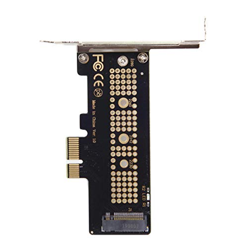 chenyang M.2 NGFF NVME AHCI M-Key SSD auf PCIe 3.0 X1 PCI Express Karte Adapterkarte mit 8cm/12cm Halterung interner PCI für Windows von chenyang
