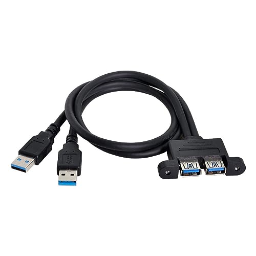 chenyang 2 Ports USB 3.0 Stecker auf Buchse Verlängerungskabel für Front Panel Schraube Mount Typ 50cm chenyang 2 Ports USB 3.0 Stecker auf Buchse Verlängerungskabel für Front Panel Schraube Mount Typ 50cm von chenyang