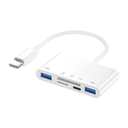 chenyang 5 in 1 USB C auf 2 USB 3.0 TF Micro SD SDXC SDHC Kartenleser Adapter 5Gbps kompatibel mit Laptop Tablet Telefon chenyang 5 in 1 USB C auf 2 USB 3.0 TF Micro SD SDXC SDHC Kartenleser Adapter 5Gbps kompatibel mit Laptop Tablet Telefon von chenyang