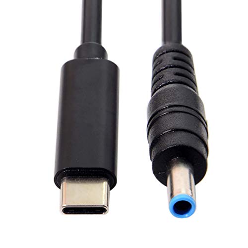 chenyang CY DC 4,5 mm x 3,0 mm auf Typ C USB-C Eingangskabel für Laptop (4,5 mm x 3,0 mm, Blau auf USB-C) von chenyang