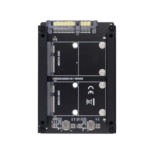 CY MSATA auf SATA Adapter,Dual MSATA Mini-SATA SSD Karte JOBD Raid0 Span Bridge auf 2,5inch SATA Combo HDD Disk Drive Gehäuse CY MSATA auf SATA Adapter,Dual MSATA Mini-SATA SSD Karte JOBD Raid0 Span Bridge auf 2,5inch SATA Combo HDD Disk Drive Gehäuse von chenyang