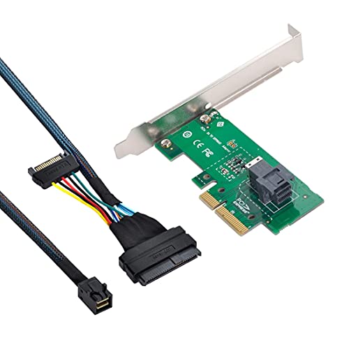 chenyang CY PCI-E 3.0 4.0 x4 zu SFF-8643 36Pin Kartenadapter mit SFF-8643 zu U.2 U2 SFF-8639 NVME PCIe SSD Kabel für Mainboard SSD von chenyang