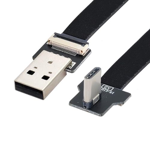 chenyang USB C Flachkabel, USB 2.0 Stecker auf USB C Stecker 90 Grad rechtwinklig Ribbon Flex Datenübertragung Lade Verlängerungskabel Adapter 1.0M chenyang USB C Flachkabel, USB 2.0 Stecker auf USB C Stecker 90 Grad rechtwinklig Ribbon Flex Datenübertragung Lade Verlängerungskabel Adapter 1.0M von chenyang