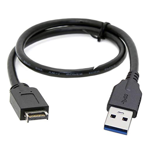 chenyang USB 3.0 auf USB 3.1 Typ E Frontpanel Mainboard Header Verlängerungsdatenkabel 1,64 FT/50 cm von chenyang