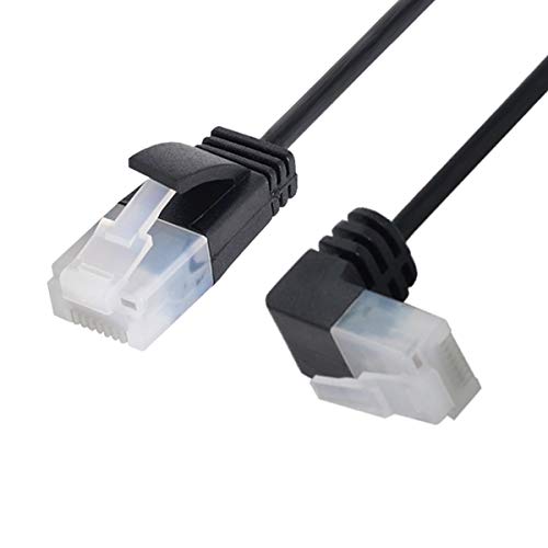 chenyang Cat6 Ethernet Kabel,90 Grad nach oben abgewinkelt RJ45 UTP Netzwerk Verlängerungskabel Patchkabel Cat6a Lan Kabel für Laptop Router TV BOX 2.0M chenyang Cat6 Ethernet Kabel,90 Grad nach oben abgewinkelt RJ45 UTP Netzwerk Verlängerungskabel Patchkabel Cat6a Lan Kabel für Laptop Router TV BOX 2.0M von chenyang