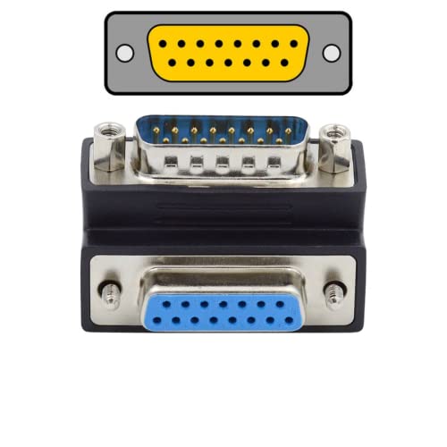 chenyang DB15Pin Stecker auf Buchse Verlängerungsadapter DSUB RS232 15Pin D-Subminiature Stecker 90 Grad nach unten abgewinkelt chenyang DB15Pin Stecker auf Buchse Verlängerungsadapter DSUB RS232 15Pin D-Subminiature Stecker 90 Grad nach unten abgewinkelt von chenyang