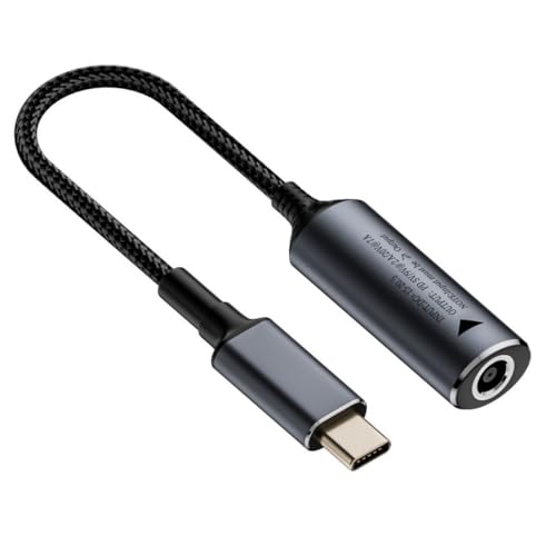chenyang DC Power zu USB C Konverter, USB C Stecker auf DC 7.4x5.0mm PD 140W 5V/9V/20V schnell aufladbares geflochtenes Nylon Adapterkabel von chenyang