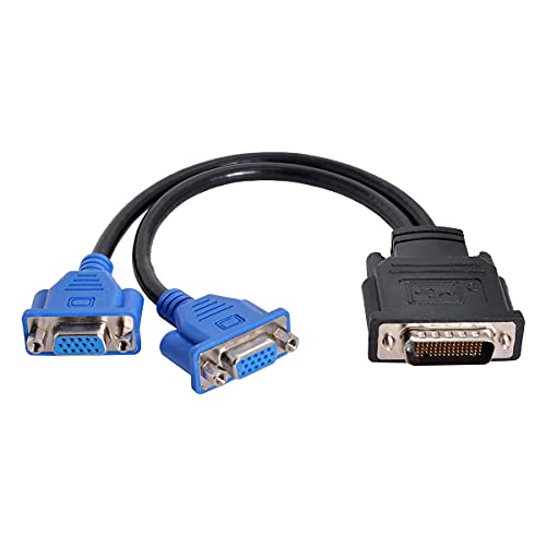 chenyang DMS 59Pin 1 auf 2 VGA RGB 15Pin Splitter Verlängerungskabel für PC Grafikkarte von chenyang