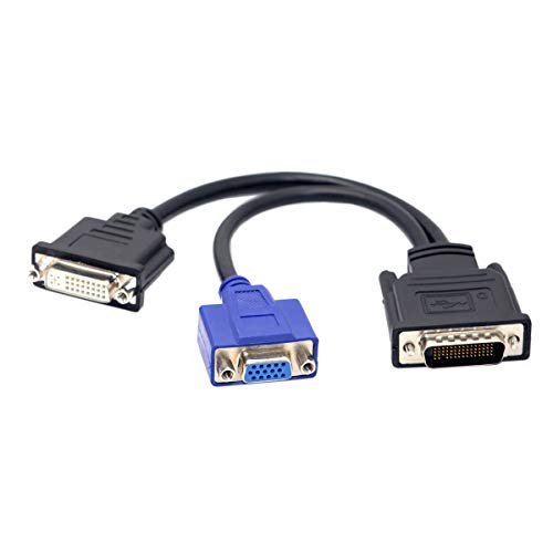 chenyang DMS 59Pin auf DVI 24+5 & VGA RGB 15Pin Splitter Verlängerungskabel für PC Grafikkarte chenyang DMS 59Pin auf DVI 24+5 & VGA RGB 15Pin Splitter Verlängerungskabel für PC Grafikkarte von chenyang