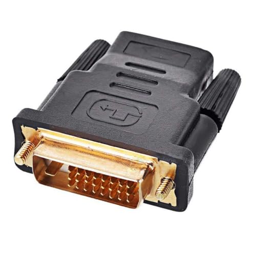 chenyang HDMI zu DVI Adapter, DVI Stecker auf HDMI Buchse vergoldeter bidirektionaler Konverteradapter für Fernseher, Monitor, Computer von chenyang
