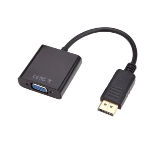 chenyang DisplayPort zu VGA Adapter, Vergoldeter DisplayPort Stecker auf VGA Buchse Display Monitor Konverterkabeladapter für Computer, Desktop, Laptop, Monitor, Projektor chenyang DisplayPort zu VGA Adapter, Vergoldeter DisplayPort Stecker auf VGA Buchse Display Monitor Konverterkabeladapter für Computer, Desktop, Laptop, Monitor, Projektor von chenyang