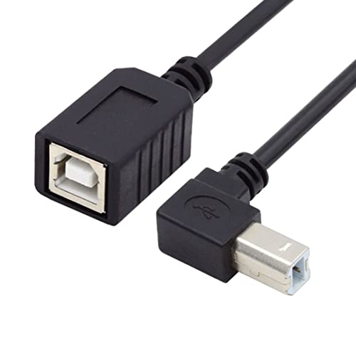 chenyang Drucker Scanner Disk USB 2.0 Typ B Stecker auf Buchse 90 Grad UP abgewinkeltes Verlängerungskabel 20cm von chenyang
