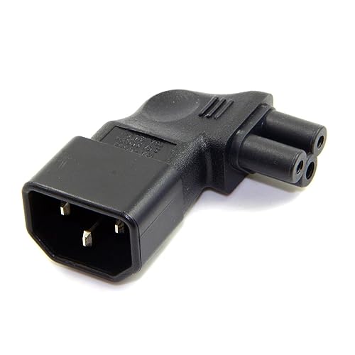 chenyang IEC 320 C14 Socket to C5 Mickey Mouse Plug AC Power 90 Degree Right Angled Converter Adapter chenyang IEC 320 C14 Socket to C5 Mickey Mouse Plug AC Power 90 Degree Right Angled Converter Adapter von chenyang