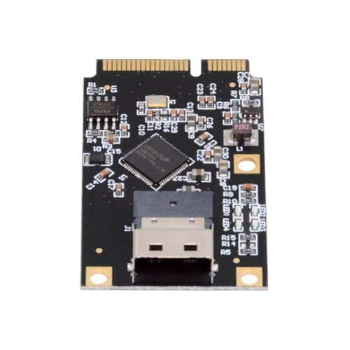 chenyang MINI PCI-E Riser Kartenadapter, MINI PCI-E auf Slimline SFF-8654 SATA Festplatten Erweiterungskartenadapter von chenyang