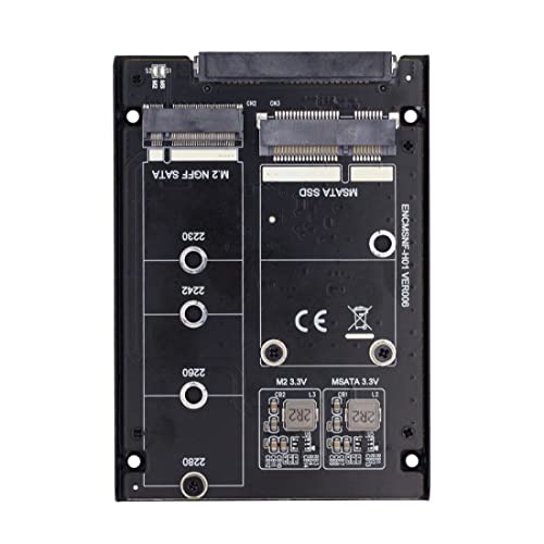 Chenyang MSATA ＆ M.2 NGFF SATA SSD auf 2.5" SATA JBOD Raid0 Span Bridge HDD Disk Drive Gehäuse von chenyang