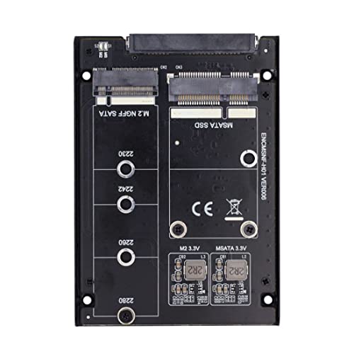 chenyang MSATA ＆ M.2 NGFF SATA SSD auf 2.5" SATA JBOD Raid0 Span Bridge HDD Disk Drive Gehäuse von chenyang