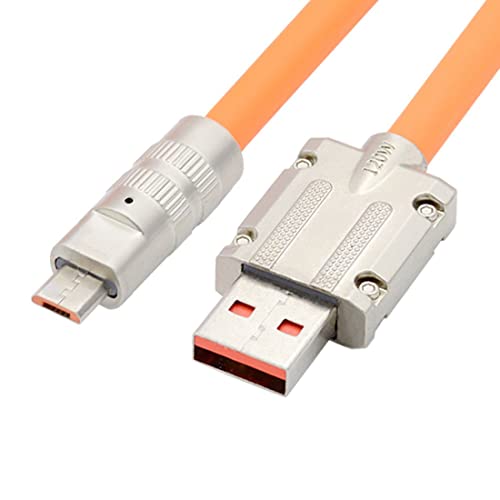 chenyang Micro USB Kabel,USB 2.0 Typ A auf Micro USB 5Pin Flüssigsilikon Ultra Soft Power Datenkabel Schnelle Ladung 1.0M von chenyang