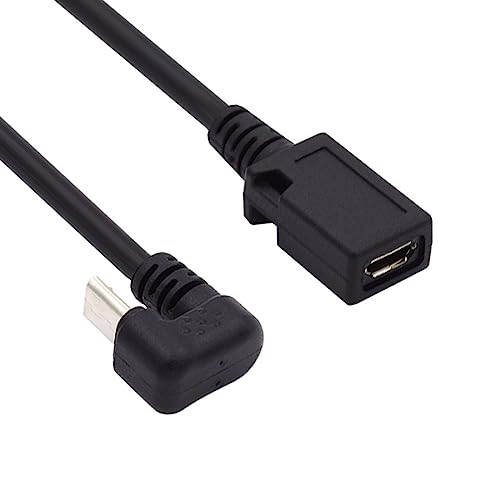 chenyang Micro USB Kabel Micro USB 2.0 5Pin Stecker auf Buchse Daten Verlängerungskabel U Form abgewinkelt von chenyang