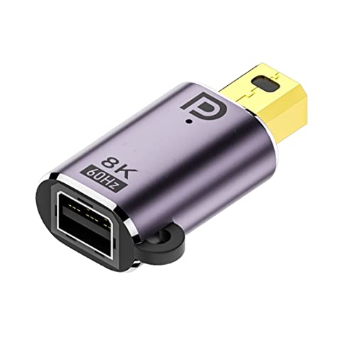 chenyang Mini DisplayPort 1.4 Adapter Mini DP DisplayPort Stecker auf Mini DP Buchse 8K 60hz Adapter von chenyang