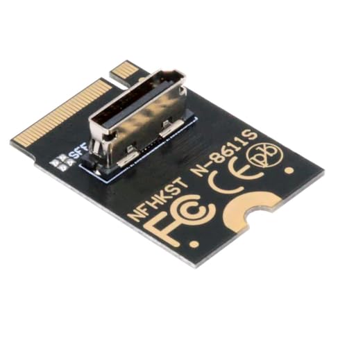 chenyang OCULINK SFF-8612 SFF-8611 zu PCI-E 4.0 NVME M.2 M-Key vertikaler Host-Adapter für U.2 SSD & EGPU chenyang OCULINK SFF-8612 SFF-8611 zu PCI-E 4.0 NVME M.2 M-Key vertikaler Host-Adapter für U.2 SSD & EGPU von chenyang