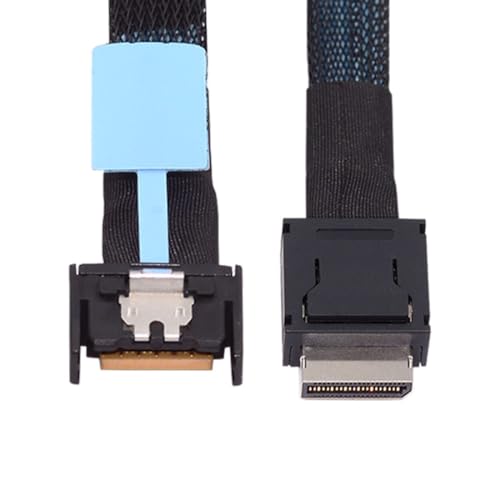 chenyang Oculink SFF-8611 4i Stecker zu PCI-E 5.0 MCIO 4i 38Pin SFF-TA-1016 Mini Cool Edge IO Stecker PCI-Erweiterungskabel 0.5M von chenyang