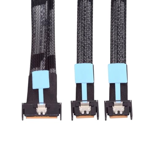 chenyang PCI-E 5.0 MCIO 8i 74Pin 1 Stecker zu 2 Stecker MCIO 4i 38Pin SFF-TA-1016 Mini Cool Edge IO PCI-Erweiterungskabel 0.5M von chenyang