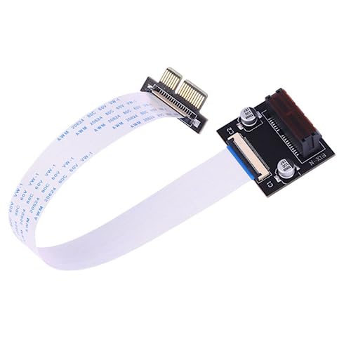 chenyang PCI-E X1 Erweiterungsadapter PCI Express X1 Low Profile Angled Riser Card Extender Relocate Adapter chenyang PCI-E X1 Erweiterungsadapter PCI Express X1 Low Profile Angled Riser Card Extender Relocate Adapter von chenyang