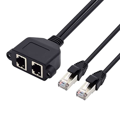 chenyang RJ45 8P8C FTP STP UTP Cat6 Stecker auf Buchse Lan Ethernet Netzwerk Verlängerungskabel Dual Ports mit Panel Mount Löchern chenyang RJ45 8P8C FTP STP UTP Cat6 Stecker auf Buchse Lan Ethernet Netzwerk Verlängerungskabel Dual Ports mit Panel Mount Löchern von chenyang