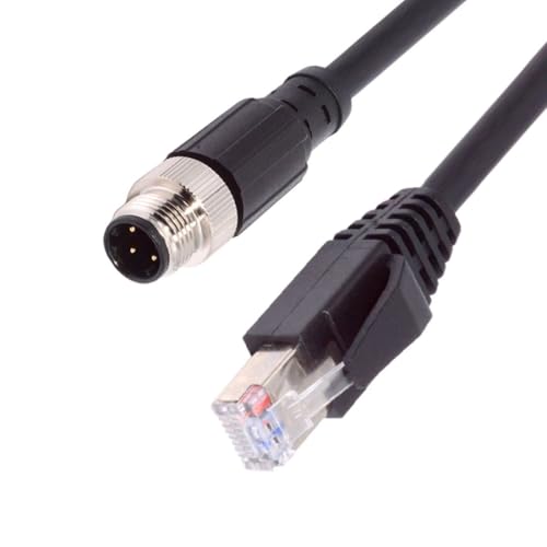 chenyang RJ45 auf M12 Typ-D D-kodiertes 4-poliges Cat5e Netzwerkkabel für industrielle Anwendungen von chenyang