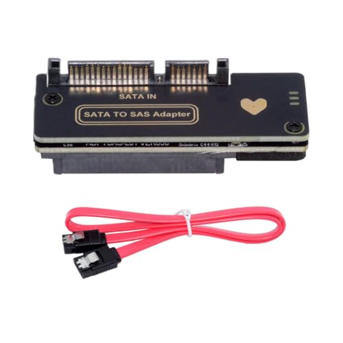 chenyang SATA zu SAS Adapter für 2,5/3,5 Zoll SFF-8482 SAS Festplatten zum Motherboard SATA Konverteradapter von chenyang