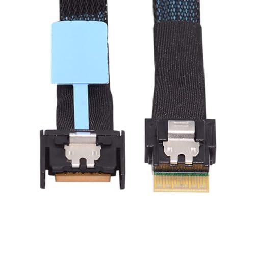 chenyang Slimline SFF-8654 4i Stecker zu PCI-E 5.0 MCIO 4i 38Pin SFF-TA-1016 Mini Cool Edge IO Stecker PCI-Erweiterungskabel 0.5M von chenyang