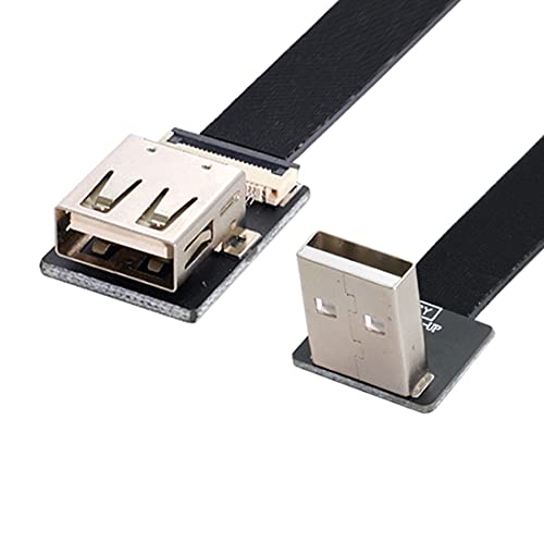 chenyang USB 2.0 Flachkabel, USB 2.0 Stecker auf Buchse 90 Grad nach oben abgewinkelt Ribbon Flex Datenübertragung Lade Verlängerungskabel Adapter 2.0M chenyang USB 2.0 Flachkabel, USB 2.0 Stecker auf Buchse 90 Grad nach oben abgewinkelt Ribbon Flex Datenübertragung Lade Verlängerungskabel Adapter 2.0M von chenyang