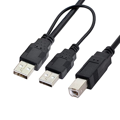 chenyang USB 2.0 Typ A auf Typ B Kabel mit USB Stromkabel 80cm für Drucker Scanner Externe Festplatte von chenyang