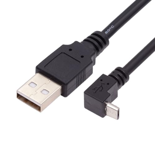 chenyang USB auf Micro USB Kabel, USB 2.0 Stecker auf Micro USB 5 poliger Stecker 90 Grad nach oben abgewinkeltes Lade Datenübertragungs Verlängerungskabel 1.0M chenyang USB auf Micro USB Kabel, USB 2.0 Stecker auf Micro USB 5 poliger Stecker 90 Grad nach oben abgewinkeltes Lade Datenübertragungs Verlängerungskabel 1.0M von chenyang