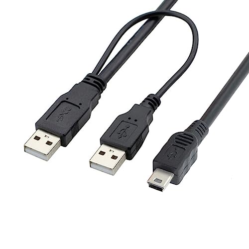 chenyang USB 2.0 auf Mini USB 5Pin Datenkabel mit extra Stromkabel für Festplatte von chenyang